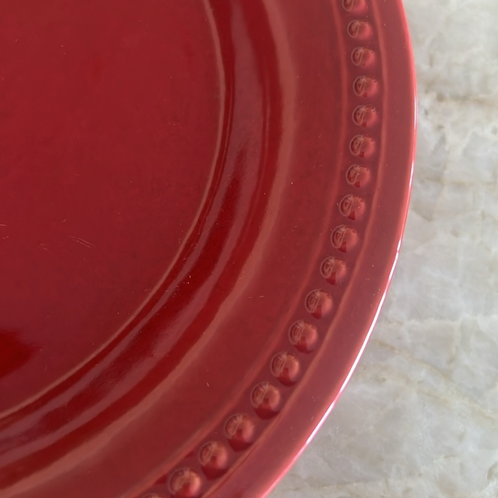 Pier 1 8.5" Salad Plates Spice Route Paprika NWT Retired Set of 2 - Picture 3 of 7